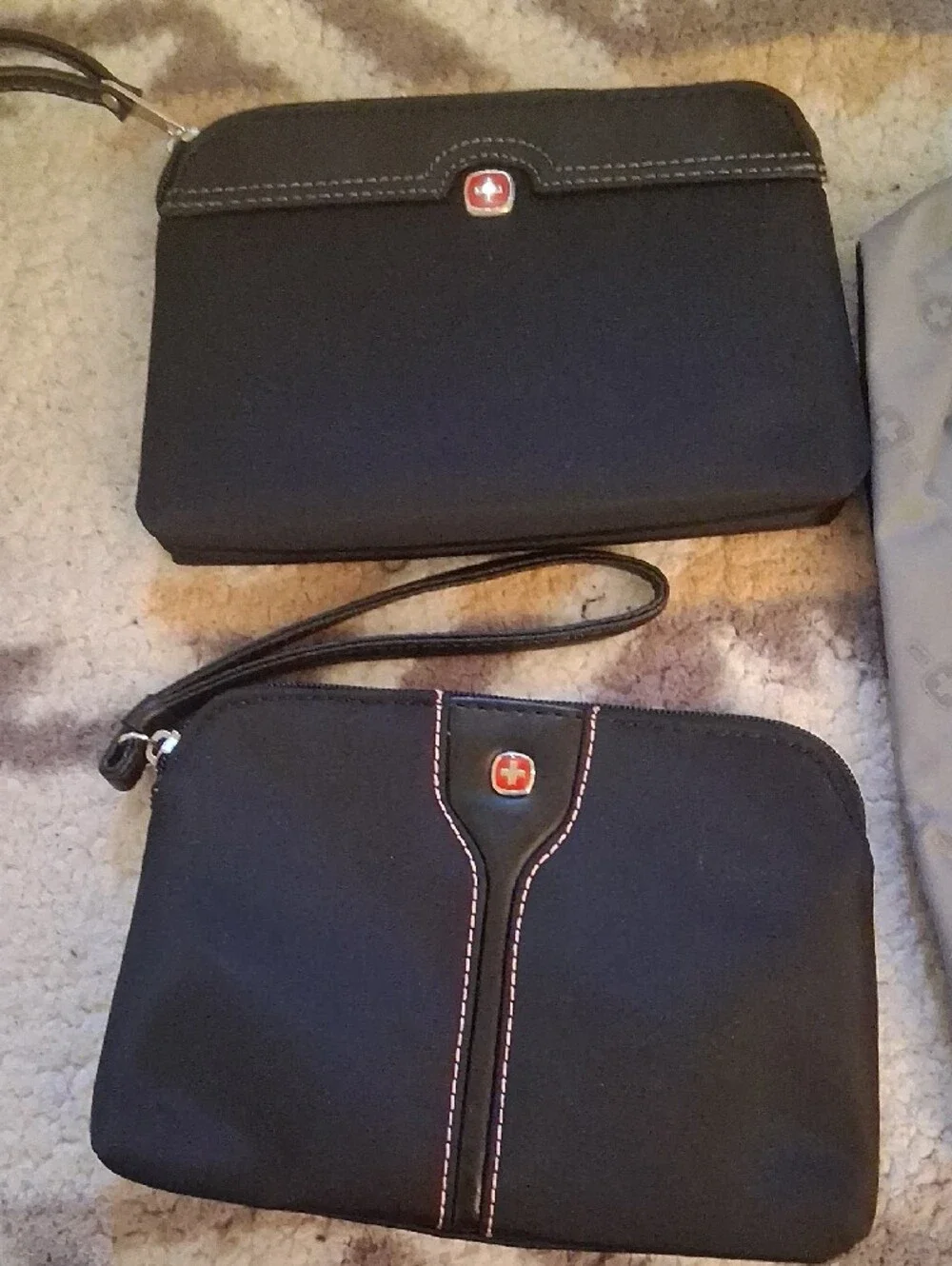 Wenger SwissGear Black Briefcase with Red Logo Accent